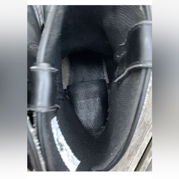 Justin Basic Leather Boots Mens Size 13D Style #JB1104 Black Cowboy Western Work - Picture 9 of 12